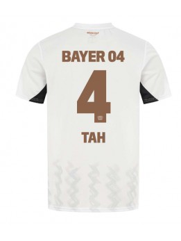 Bayer Leverkusen Jonathan Tah #4 Auswärtstrikot 2024-25 Kurzarm